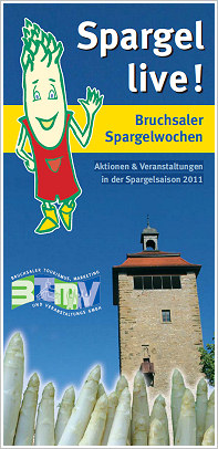 Klicken Sie zum Flyer "Bruchsaler Spargelwochen" 2011